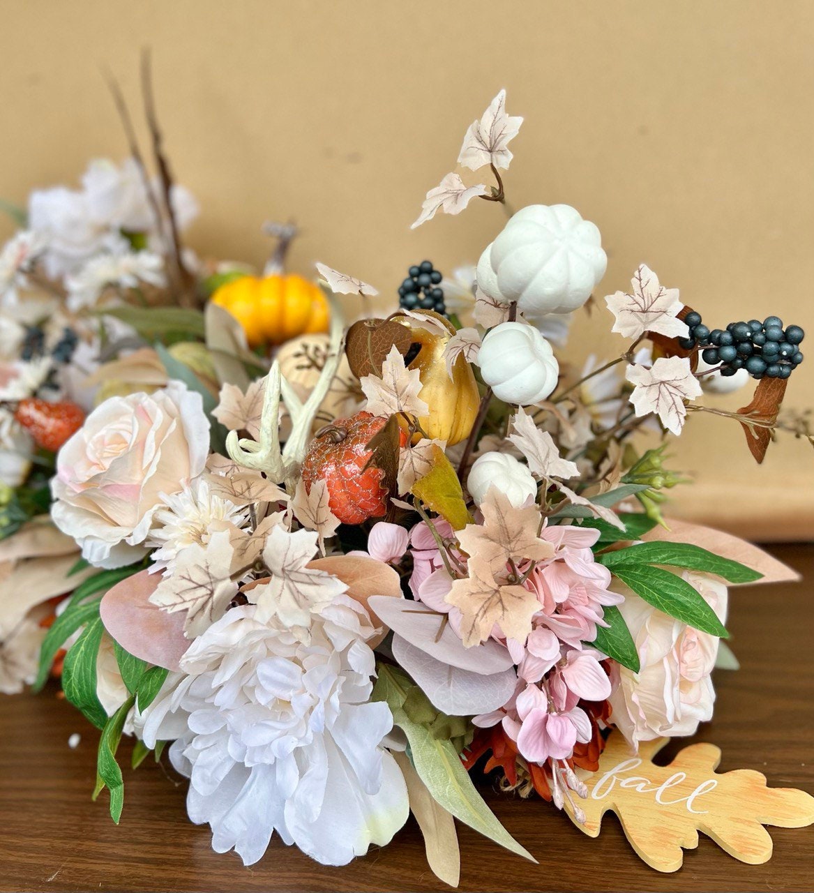 fall decor natural dried flowers floral